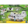 COBI 2365 non  TRỰC THĂNG VẬN TẢI HẠNG NẶNG bộ đồ chơi xếp lắp ráp ghép mô hình Military Army HEAVY TRANSPORT HELICOPTER Quân Sự Bộ Đội 310 khối