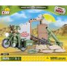 COBI 2143 non  NHIỆM VỤ CỐI bộ đồ chơi xếp lắp ráp ghép mô hình Military Army MORTAR FIRE MISSION Quân Sự Bộ Đội 55 khối