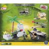 COBI 2344 non  HỆ THỐNG PHÒNG THỦ DI ĐỘNG bộ đồ chơi xếp lắp ráp ghép mô hình Military Army MOBILE DEFENCE SYSTEM Quân Sự Bộ Đội 150 khối