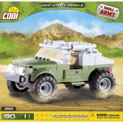 COBI 2193 non  XE TIỆN ÍCH NHẸ bộ đồ chơi xếp lắp ráp ghép mô hình Military Army LIGHT UTILITY VEHICLE Quân Sự Bộ Đội 90 khối