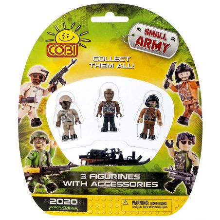 COBI 2020 non  3 NHÂN VẬT NHỎ VÀ PHỤ KIỆN bộ đồ chơi xếp lắp ráp ghép mô hình Military Army 3 FIGURINES & ACCESSORIES Quân Sự Bộ Đội