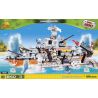 COBI 4641 non  CĂN CỨ HẢI QUÂN bộ đồ chơi xếp lắp ráp ghép mô hình Military Army NAVAL BASE Quân Sự Bộ Đội 640 khối
