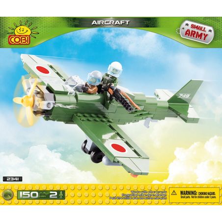 COBI 2341 non  MÁY BAY NHẬT BẢN bộ đồ chơi xếp lắp ráp ghép mô hình Military Army JAPAN AIRCRAFT Quân Sự Bộ Đội 150 khối