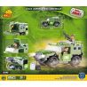 COBI 2318 non  XE BỌC THÉP 4X4 bộ đồ chơi xếp lắp ráp ghép mô hình Military Army ARMORED VEHICLE 4X4 Quân Sự Bộ Đội 150 khối