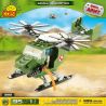 COBI 2192 non  TRỰC THĂNG NHỎ bộ đồ chơi xếp lắp ráp ghép mô hình Military Army SMALL HELICOPTER Quân Sự Bộ Đội 95 khối