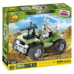 COBI 2129 non  TÊN CƯỚP bộ đồ chơi xếp lắp ráp ghép mô hình Military Army BANDIT Quân Sự Bộ Đội 50 khối
