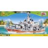 COBI 4804 non  TÀU TUẦN DƯƠNG bộ đồ chơi xếp lắp ráp ghép mô hình Military Army BATTLECRUISER Quân Sự Bộ Đội 800 khối