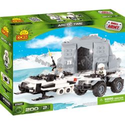 COBI 2326 non  THỜI GIAN ĐỊA CỰC bộ đồ chơi xếp lắp ráp ghép mô hình Military Army ARCTIC TIME Quân Sự Bộ Đội 200 khối