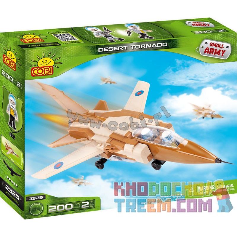 COBI 2325 non  LỐC XOÁY SA MẠC bộ đồ chơi xếp lắp ráp ghép mô hình Military Army DESERT TORNADO Quân Sự Bộ Đội 200 khối