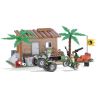 COBI 2359 non  CĂN CỨ RỪNG bộ đồ chơi xếp lắp ráp ghép mô hình Military Army JUNGLE BASE Quân Sự Bộ Đội 250 khối