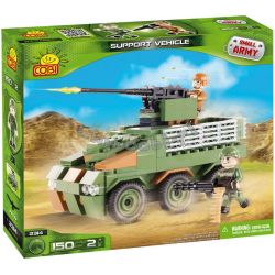 COBI 2314 non  HỖ TRỢ XE bộ đồ chơi xếp lắp ráp ghép mô hình Military Army SUPPORT VEHICLE Quân Sự Bộ Đội 150 khối
