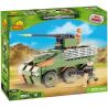 COBI 2314 non  HỖ TRỢ XE bộ đồ chơi xếp lắp ráp ghép mô hình Military Army SUPPORT VEHICLE Quân Sự Bộ Đội 150 khối