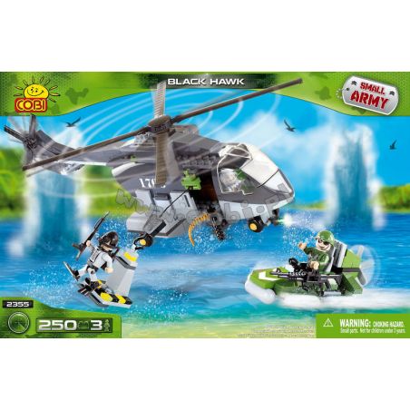 COBI 2355 2358 non  TRỰC THĂNG BLACK HAWK bộ đồ chơi xếp lắp ráp ghép mô hình Military Army Quân Sự Bộ Đội 250 khối