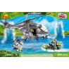 COBI 2355 2358 non  TRỰC THĂNG BLACK HAWK bộ đồ chơi xếp lắp ráp ghép mô hình Military Army Quân Sự Bộ Đội 250 khối