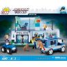 COBI 1574 non  TRỤ SỞ CẢNH SÁT bộ đồ chơi xếp lắp ráp ghép mô hình City POLICE HQ Thành Phố 420 khối