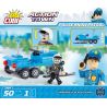 COBI 1569 non  TUẦN TRA TUYẾT bộ đồ chơi xếp lắp ráp ghép mô hình City POLICE SNOW PATROL Thành Phố 50 khối