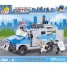 COBI 1564 non  XE BỌC THÉP CẢNH SÁT bộ đồ chơi xếp lắp ráp ghép mô hình City POLICE ARMOURED VEHICLE Thành Phố 250 khối