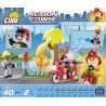 COBI 1460 non  CỨU HỎA bộ đồ chơi xếp lắp ráp ghép mô hình City FIRE RESCUE Thành Phố 40 khối