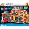 COBI 1475 non  TRẠM CỨU HỎA THÀNH PHỐ bộ đồ chơi xếp lắp ráp ghép mô hình City CITY FIRE DEPARTMENT 435 khối