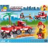COBI 1463 non  CỨU HỎA bộ đồ chơi xếp lắp ráp ghép mô hình City FIRE RESCUE Thành Phố 200 khối