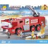 COBI 1467 non  XE CỨU HỎA SÂN BAY bộ đồ chơi xếp lắp ráp ghép mô hình City AIRPORT FIRE TRUCK Thành Phố 420 khối