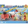 COBI 1465 non  XE CỨU HỎA bộ đồ chơi xếp lắp ráp ghép mô hình City FIRE BRIGADE TRUCK Thành Phố 300 khối