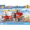 COBI 1465 non  XE CỨU HỎA bộ đồ chơi xếp lắp ráp ghép mô hình City FIRE BRIGADE TRUCK Thành Phố 300 khối