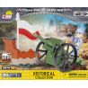COBI CHARACTER BUILDING 2979 non  SÚNG TRƯỜNG M1897 75MM bộ đồ chơi xếp lắp ráp ghép mô hình Military Army 75 MM FIELD GUN 1897 Quân Sự Bộ Đội 61 khối