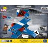 COBI 2978 non  MÁY BAY CHIẾN ĐẤU FOKKER D-VII bộ đồ chơi xếp lắp ráp ghép mô hình Military Army FOKKER D.VII Quân Sự Bộ Đội 219 khối