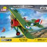 COBI 2975 non  MÁY BAY CHIẾN ĐẤU LẠC ĐÀ SOPWITH bộ đồ chơi xếp lắp ráp ghép mô hình Military Army SOPWITH F.1 CAMEL Quân Sự Bộ Đội 170 khối