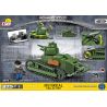 COBI 2973 non  XE TĂNG RENAULT FT-17 bộ đồ chơi xếp lắp ráp ghép mô hình Military Army Quân Sự Bộ Đội 375 khối