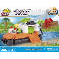 COBI 1783 non  THỦY PHI CƠ bộ đồ chơi xếp lắp ráp ghép mô hình City HOVERCRAFT Thành Phố 150 khối