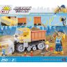 COBI 1673 non  MÁY ỦI BÁNH XÍCH bộ đồ chơi xếp lắp ráp ghép mô hình City CATERPILLAR BULLDOZER Thành Phố 250 khối
