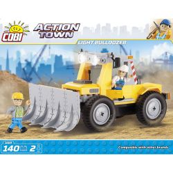 COBI 1669 non  MÁY ỦI NHẸ bộ đồ chơi xếp lắp ráp ghép mô hình Military Army LIGHT BULLDOZER Quân Sự Bộ Đội 140 khối