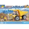 COBI 1665 non  XE TẢI CHỞ MÌN bộ đồ chơi xếp lắp ráp ghép mô hình City BIG TIPPER Thành Phố 300 khối