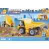 COBI 1665 non  XE TẢI CHỞ MÌN bộ đồ chơi xếp lắp ráp ghép mô hình City BIG TIPPER Thành Phố 300 khối