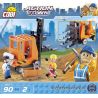 COBI 1661 non  XE NÂNG bộ đồ chơi xếp lắp ráp ghép mô hình City FORKLIFT Thành Phố 90 khối