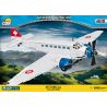 COBI 5711 non  MÁY BAY VẬN TẢI JU 52 bộ đồ chơi xếp lắp ráp ghép mô hình Military Army JUNKERS JU52/3M Quân Sự Bộ Đội 542 khối