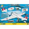 COBI 5711 non  MÁY BAY VẬN TẢI JU 52 bộ đồ chơi xếp lắp ráp ghép mô hình Military Army JUNKERS JU52/3M Quân Sự Bộ Đội 542 khối