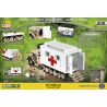 COBI 2518 non  FORD V300S MAULTIER-XE CỨU THƯƠNG bộ đồ chơi xếp lắp ráp ghép mô hình Military Army FORD V300S MAULTIER - AMBULANCE Quân Sự Bộ Đội 535 khối