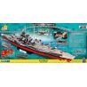 COBI 4809 non  THIẾT GIÁP HẠM TIRPITZ bộ đồ chơi xếp lắp ráp ghép mô hình Military Army BATTLESHIP TIRPITZ Quân Sự Bộ Đội 1982 khối
