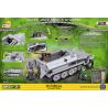 COBI 2472A non  XE BÁN TẢI SDKFZ 251 bộ đồ chơi xếp lắp ráp ghép mô hình Military Army SD.KFZ.251/10 AUSF.C STUMMEL Quân Sự Bộ Đội 460 khối