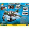 COBI 5543 non  MÁY BAY CHIẾN ĐẤU MESSERSCHMITT ME-262 bộ đồ chơi xếp lắp ráp ghép mô hình Military Army MESSERSCHMITT 262A Quân Sự Bộ Đội 315 khối