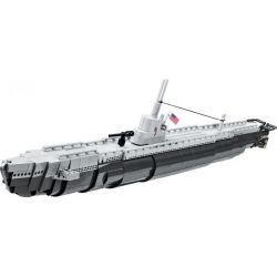 COBI 4806 non  HUNGE (USS WAHOO SS-238) bộ đồ chơi xếp lắp ráp ghép mô hình Military Army GATO CLASS SUBMARINE - USS WAHOO/SS-238 Quân Sự Bộ Đội 700 khối