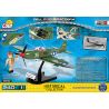 COBI 5540 non  COBRA TRÊN KHÔNG P-39 bộ đồ chơi xếp lắp ráp ghép mô hình Military Army BELL P-39 AIRACOBRA Quân Sự Bộ Đội 240 khối