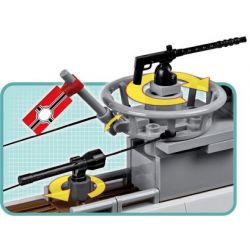 COBI 4805 non  TÀU NGẦM TYPE VII B U-48 bộ đồ chơi xếp lắp ráp ghép mô hình Military Army U-BOOT U-48 VII Quân Sự Bộ Đội 800 khối