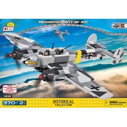 COBI 5538 non  MESSERSCHMITT BF 110C bộ đồ chơi xếp lắp ráp ghép mô hình Military Army Quân Sự Bộ Đội 370 khối