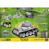 COBI 2384 non  XE TĂNG LT-38 bộ đồ chơi xếp lắp ráp ghép mô hình Military Army LT VZ.38 PZKPFW 38(T) Quân Sự Bộ Đội 380 khối