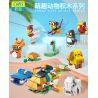 CAYI KY006 KY007 KY008 KY009 KY010 KY011 KY013 KY014 KY015 KY016 non  ĐỘNG VẬT DỄ THƯƠNG XÂY DỰNG 10 CÁ ĐÈN LỒNG bộ đồ chơi xếp lắp ráp ghép mô hình Creator Sáng Tạo 243 khối