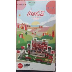 COCA-COLA GGSY22800305A 22800305A non  ĐỒ CHƠI SÂN VẬN ĐỘNG bộ đồ chơi xếp lắp ráp ghép mô hình Sports GYM Thể Thao